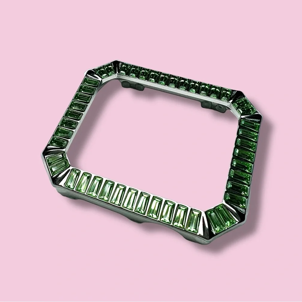 Swarovski Women’s Green Crystals Apple Watch Cover 40mm